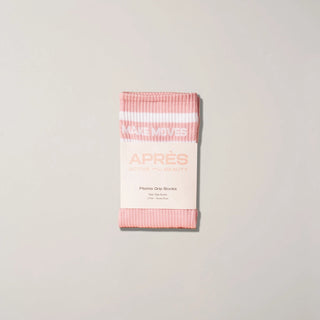 Après Beauty Dusty Rose Pink Pilates Grip Socks