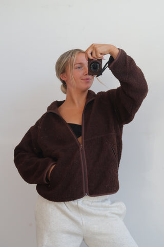 Brown Fleece Jacket