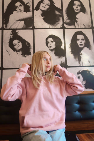 Happy Camp3r Vintage Mauve Puff Series Hoodie
