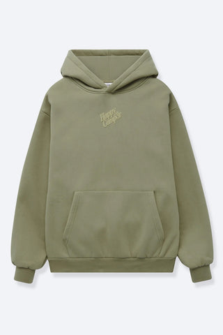 Happy Camp3r Dusty Olive Puff Series Hoodie