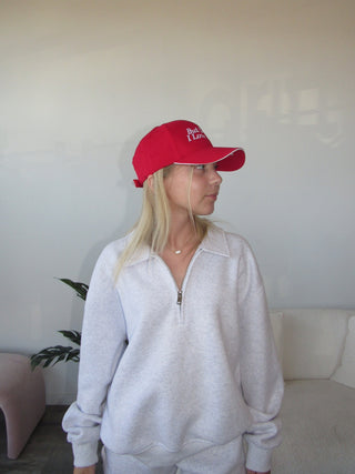 Ash Staple Oversized Quarter Zip
