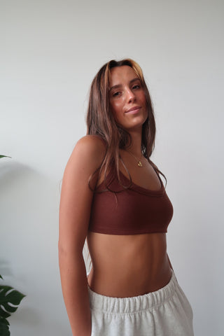 Nutshell Ribbed Bra Top