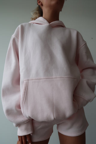 Pale Pink Staple Oversized Hoodie