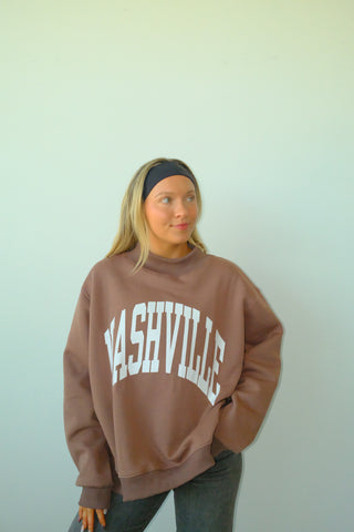 Nashville/Broadway Reversible Mockneck Sweatshirt