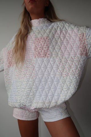 Quilted Pastel Shorts