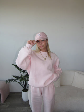Pale Pink Staple Oversized Crewneck