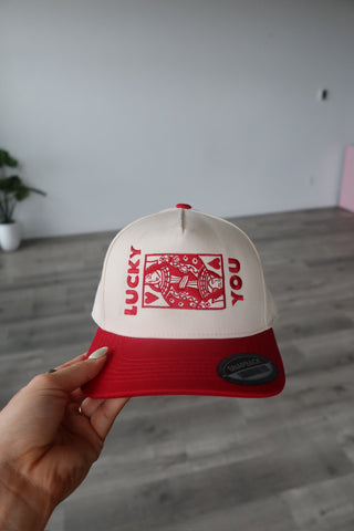 Lucky You Card Trucker Hat
