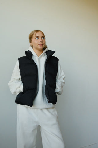 Black Puffer Vest