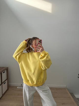 Yellow Staple Oversized Crewneck