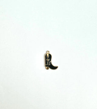 Colored Cowboy Boot Charm (Gold)