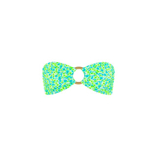 Kulani Kinis Strapless Bandeau Bikini Top - Apple Blossom