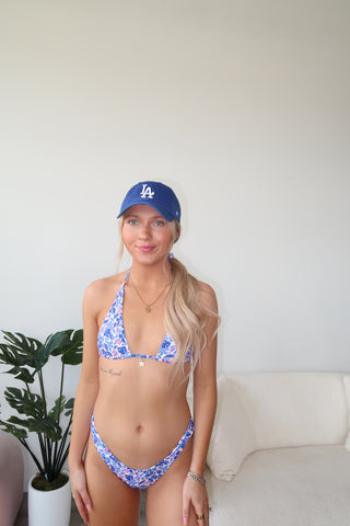 Kulani Kinis Minimal Full Coverage Bikini Bottom - Ocean Colada