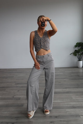 Hidden Gravel Nori Super Wide Leg Trouser
