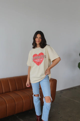 “Cowboys Make Better Lovers” Heart T-Shirt