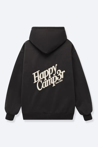 Happy Camp3r Charcoal Gray Puff Series Hoodie
