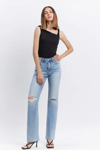 Flying Monkey High Rise Slim Wide Leg Dexterity