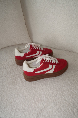 Steve Madden Dodge Red Multi Sneaker