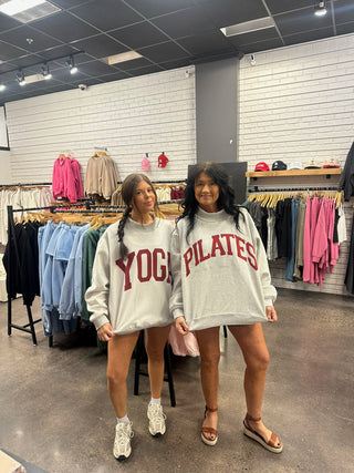 Pilates/Yoga Reversible Mock Neck Sweatshirt