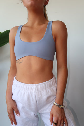 Carolina Blue Studio Wavy Bra Top