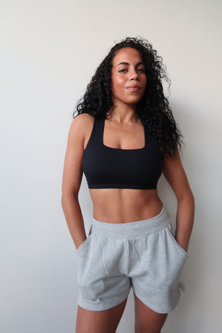 French Terry 3” Lounge Shorts - Heather Grey