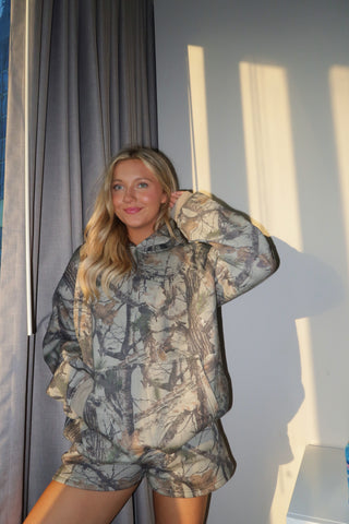 Clay Camo Staple Oversized Hoodie