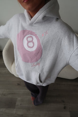 Lucky You 8 Ball Embroidered Hoodie