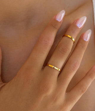 Staple Gold Ring