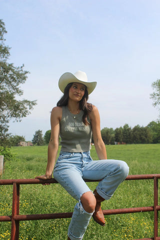 “God Bless Country Music” Tank Top