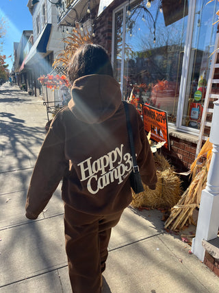 Happy Camp3r Chestnut Brown Puff Series Hoodie