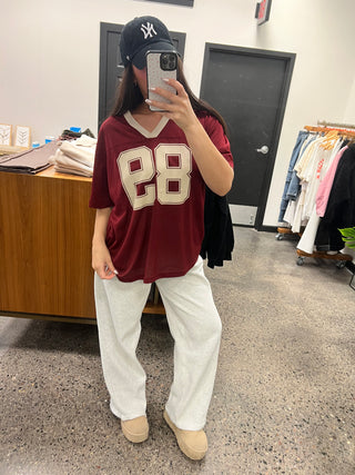 Sporty Jersey Top