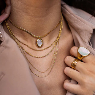 Alco Gold Windsor Necklace - Water Resistant
