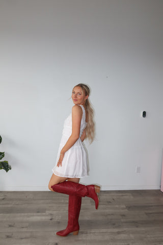 White Babydoll Mini Dress