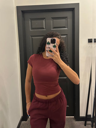 Black Cherry Staple T-Shirt
