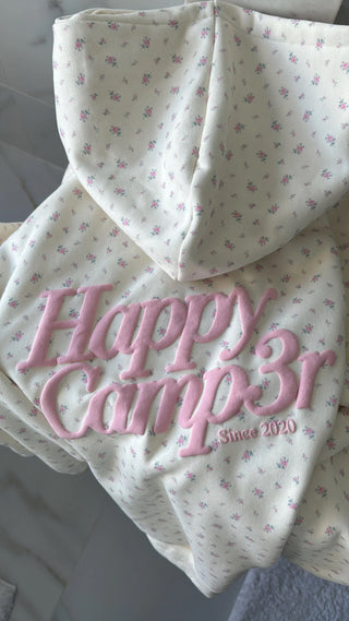 Happy Camp3r Vintage Flower Hoodie