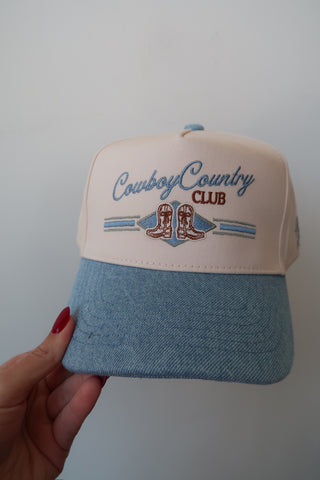 “Cowboy Country Club” Trucker Hat