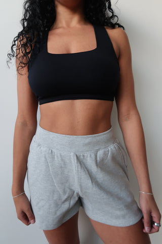 French Terry 3” Lounge Shorts - Heather Grey