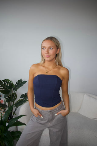 Double Lined Linen Corset