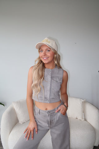 Hidden Gravel Long Trucker Mini Vest