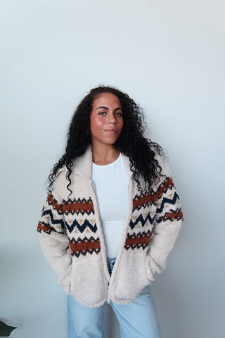 Thread & Supply Zip Up Sweater