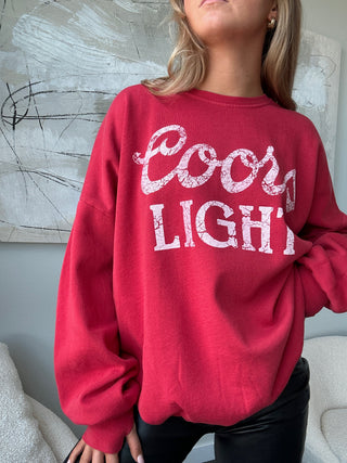 Coors Light Red Crewneck