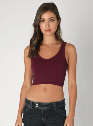 Fig Reversible NikiBiki Crop Top