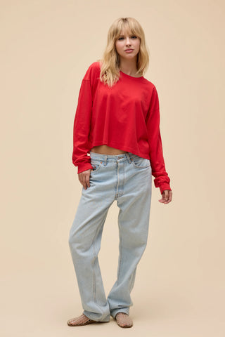 Daydreamer Solid Meet & Greet Longsleeve - Fire Red