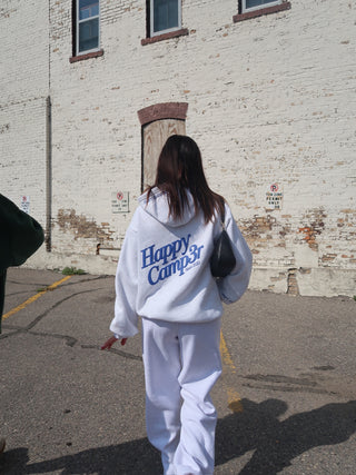 *Drift Exclusive* Happy Camp3r Ash & Royal Blue Puff Series Hoodie