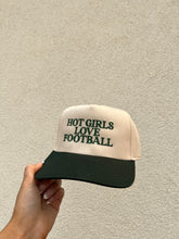 Load image into Gallery viewer, “Hot Girls Love Football” Trucker Hat
