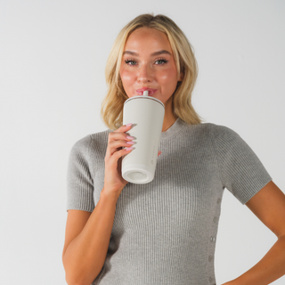 Linen HydroJug 20oz Everyday Tumbler