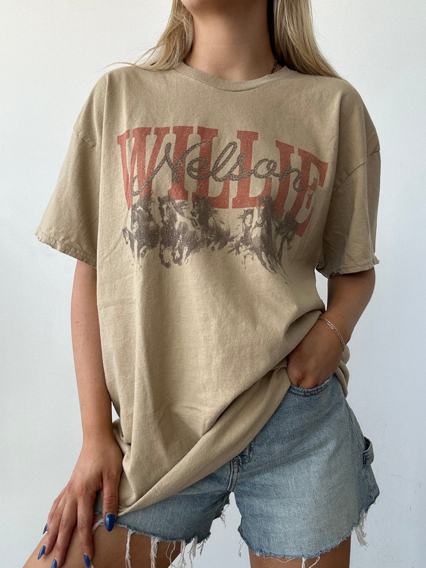 Willie Nelson Horses Tee