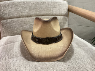 Natural Destructed Cowgirl Hat