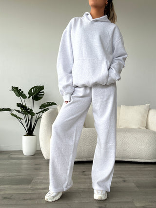 Long Ash Staple Wide Leg Sweatpants