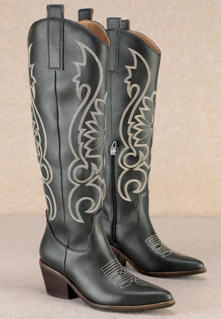 Mi.iM Giada Black-B Cowgirl Boots