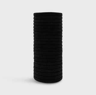 Eco-Friendly Nylon Elastic 20 Piece - Black